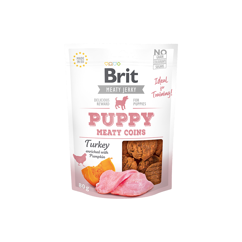 Brit Meaty Jerky - Puppy - Turkey - Meaty Coins
