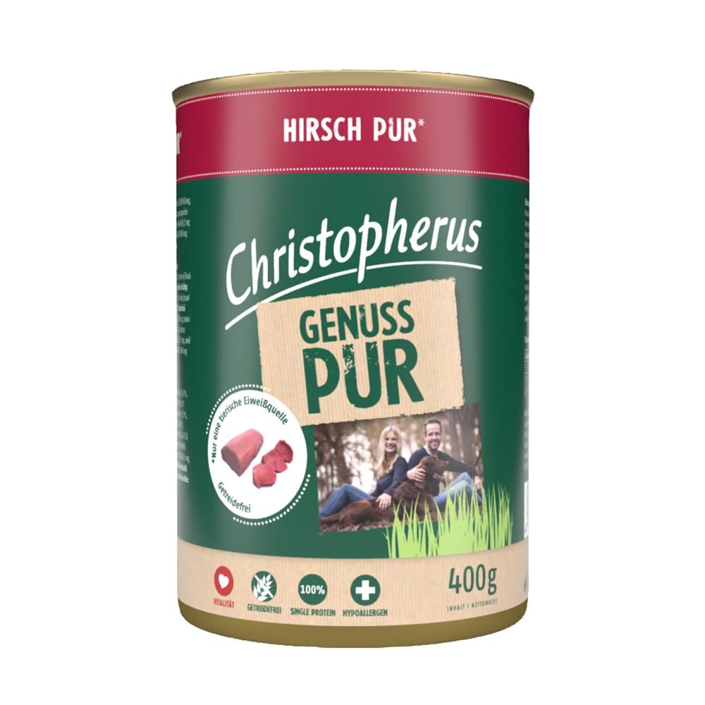 Christopherus Pur - Hirsch (6er Pack)