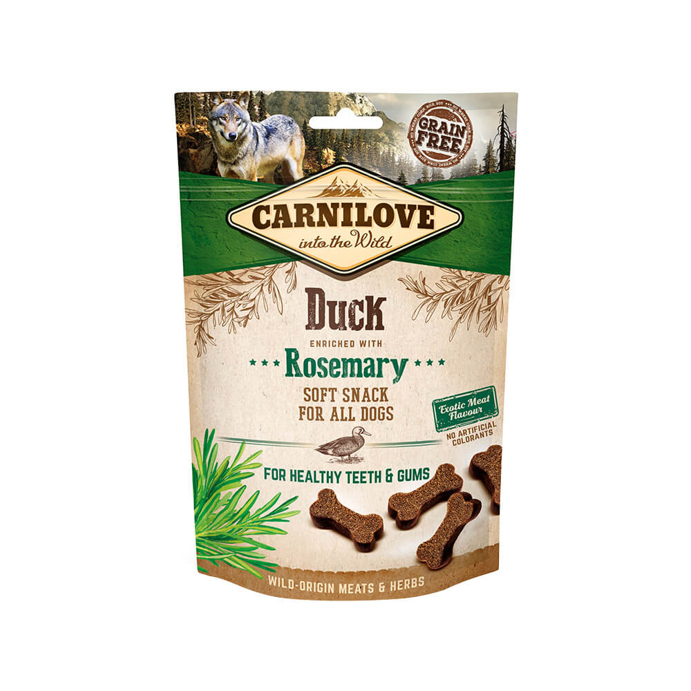 Carnilove Hund Soft Snack – Duck with Rosemary