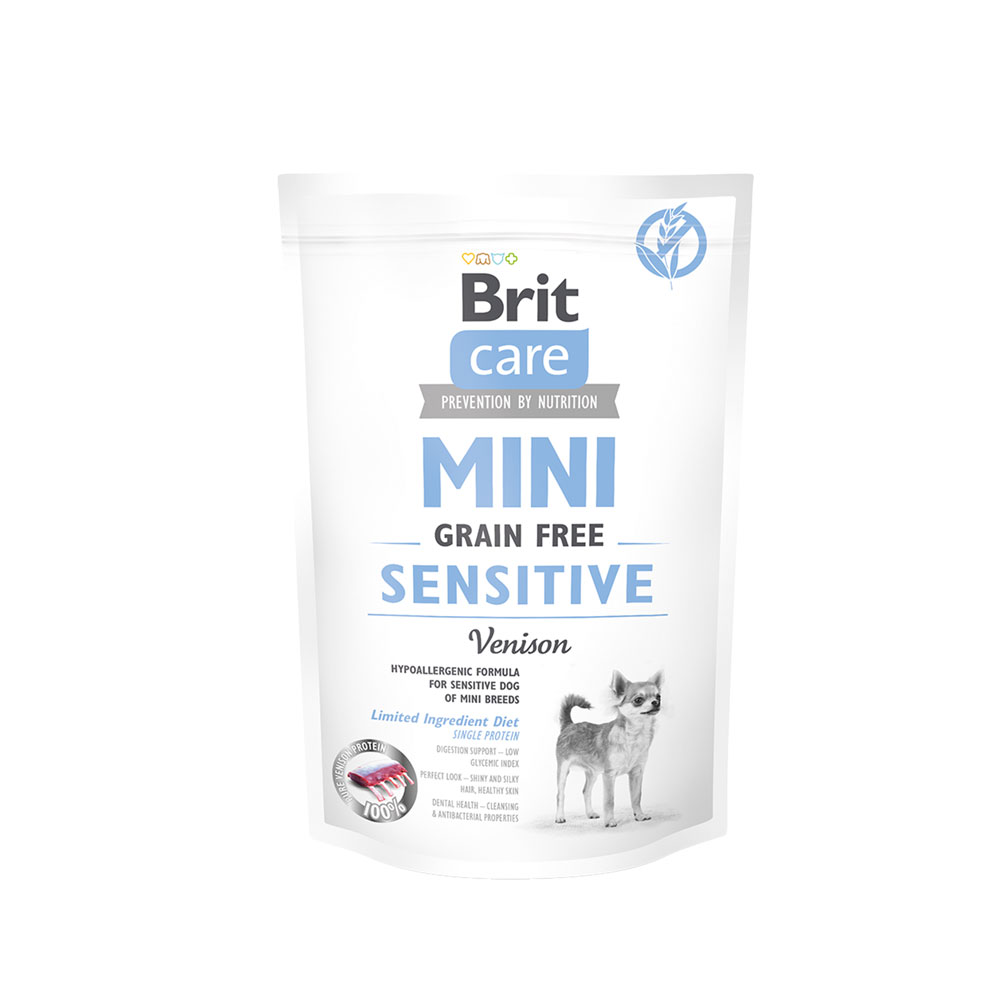 Probe Brit Care Mini - Grain Free Sensitive Hirsch