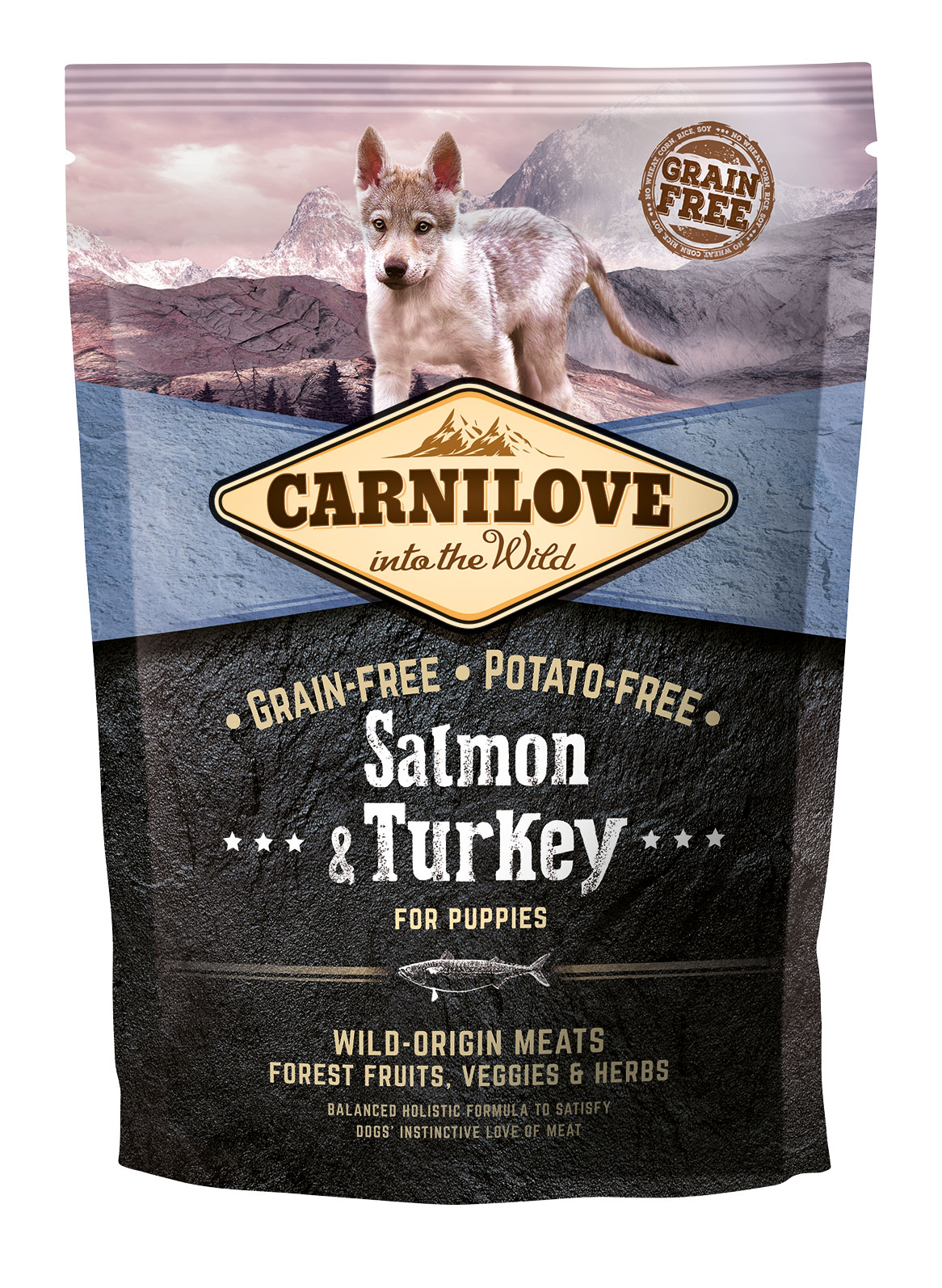 Carnilove Hund - Salmon & Turkey - Welpen und Junghunde