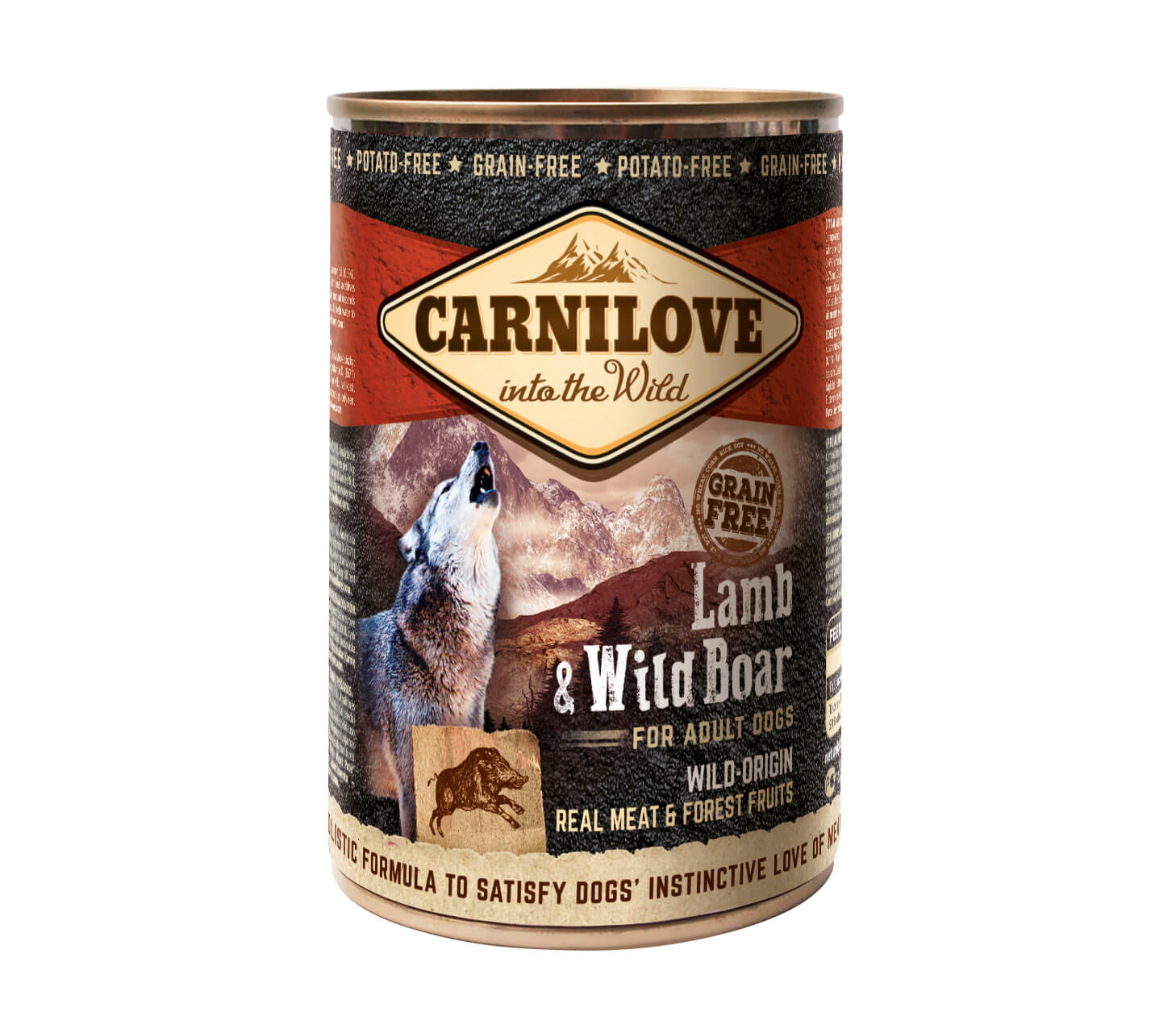 Carnilove Hund – Lamb & Wild Boar – Wild Meat Erwachsener Hund (6er Pack)