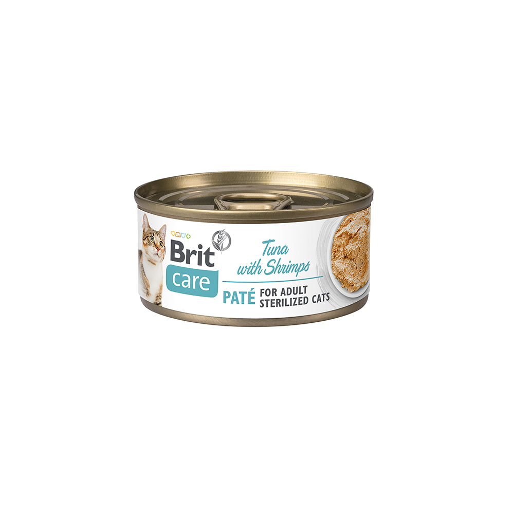 Brit Care Cat - Tuna Paté with Shrimps - Sterilized 