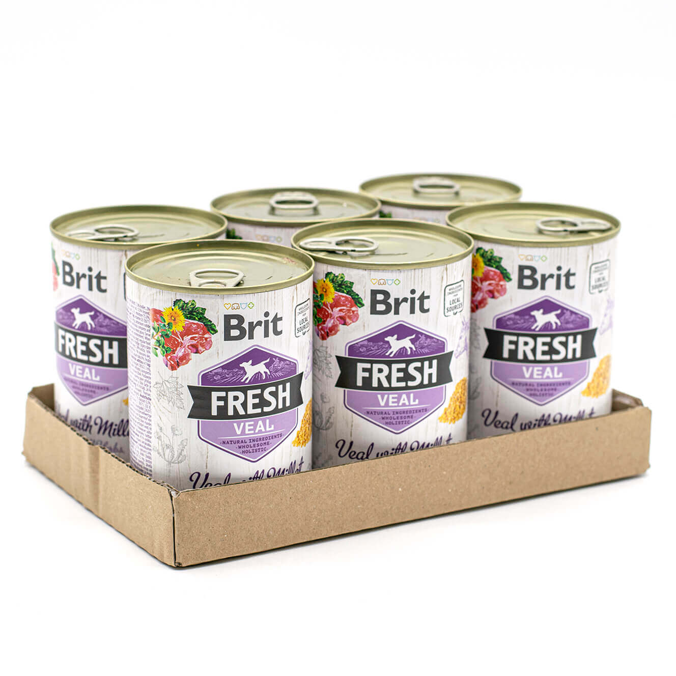 Brit Fresh – Veal with Millet – (6er Pack)