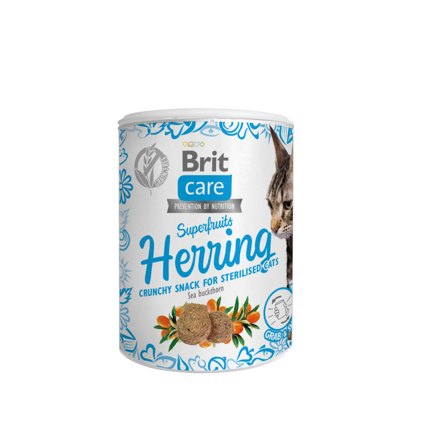 Brit Care Cat Snack - Superfruits - Herring