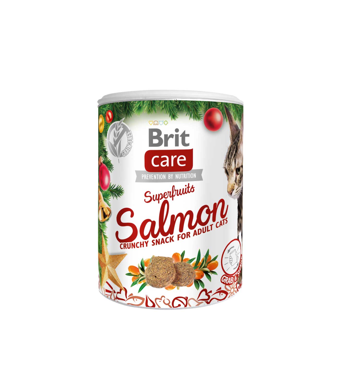 Brit Care Cat Snack - Superfruits - Weihnachtsedition