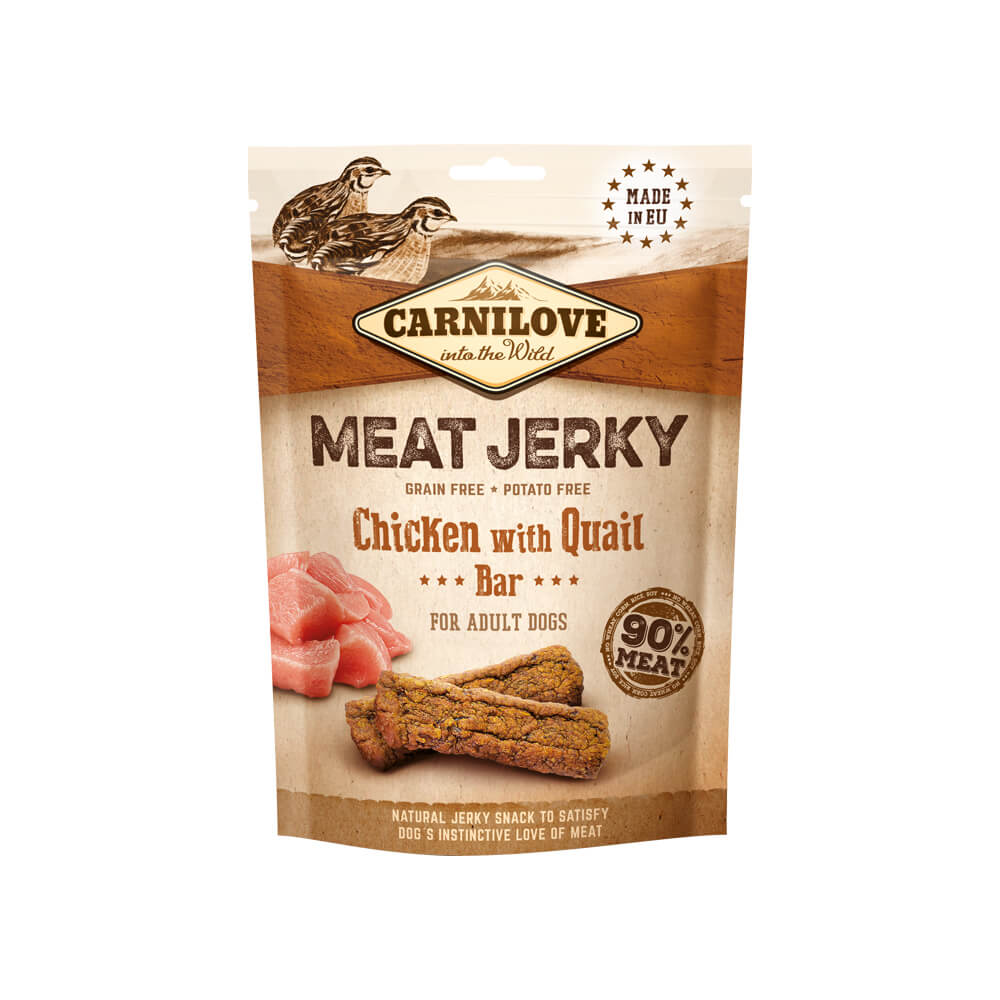 Carnilove Hund Meat Jerky - Chicken with Quail Bar
