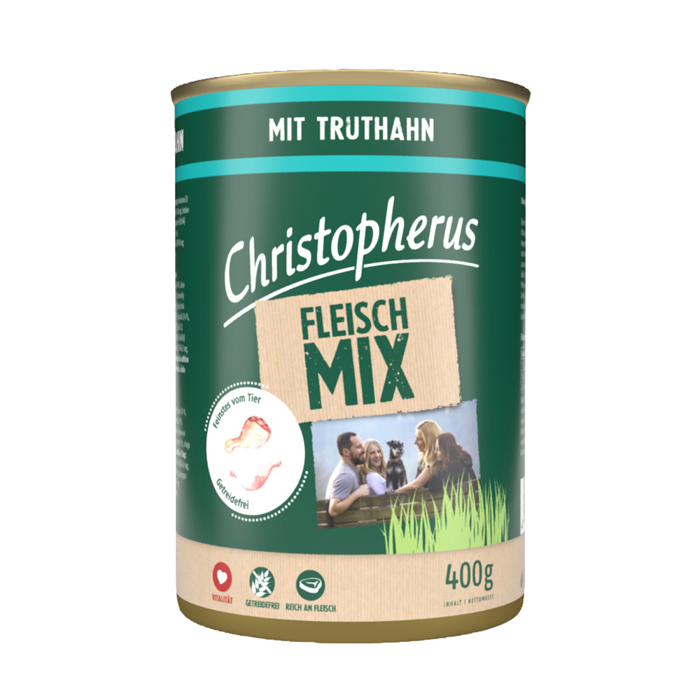 Christopherus – Fleischmix mit Truthahn (6er Pack)