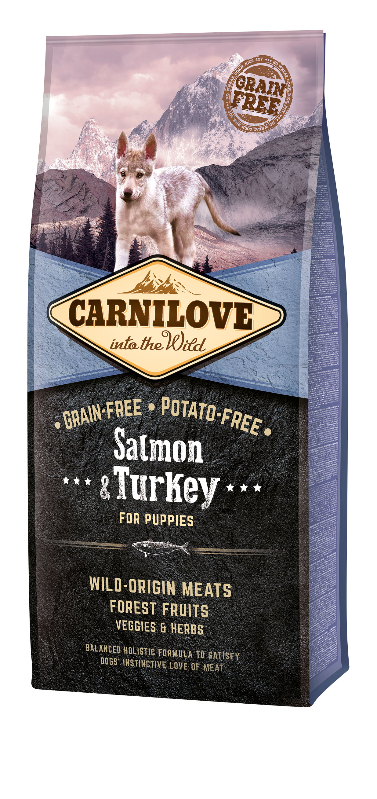 Carnilove Hund - Salmon & Turkey Welpen und Junghunde